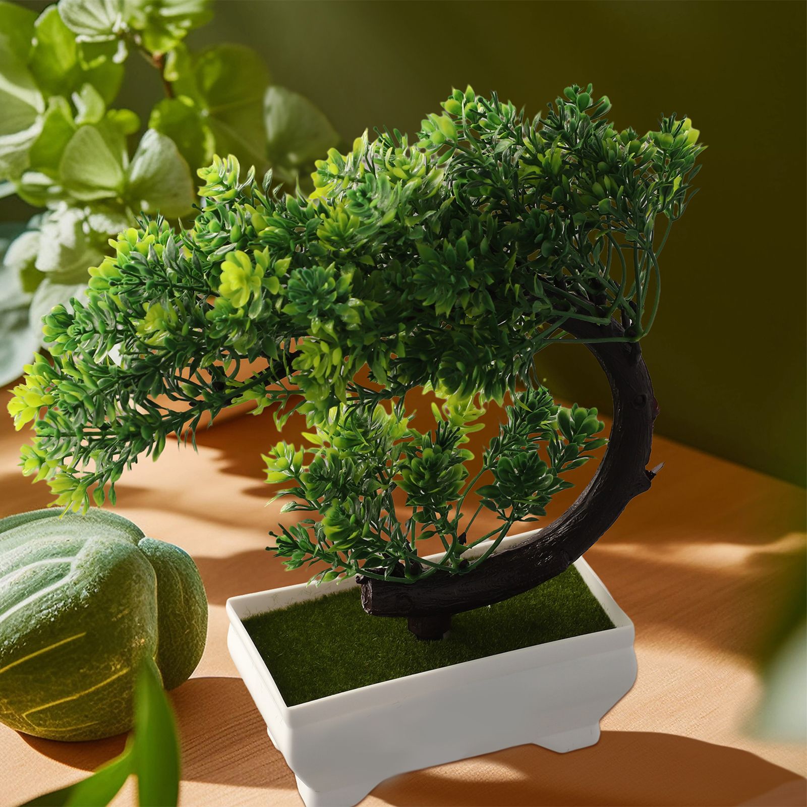 Bonsai Garden Table - 실내 정원 스타일 장식용 플라스틱 화분