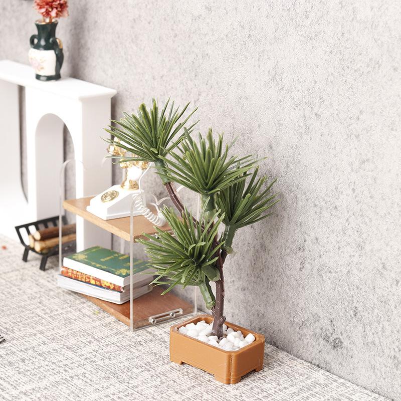 1Pcs 마이크로 조경 정원 분재 장식품 1/12 인형 - Bonsai Gardener 리뷰 및 가격
