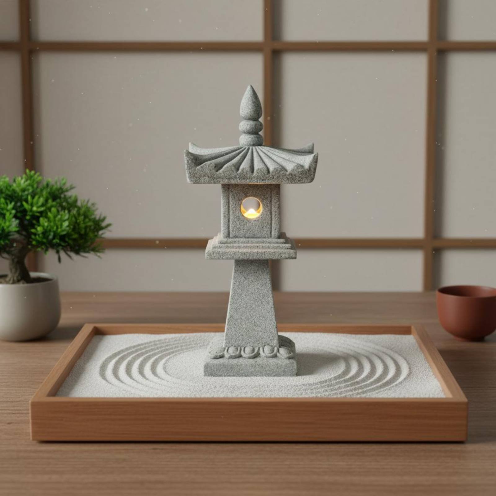 미니어처 석등 고풍스러운 마감 분재 장식 평온한 정원  - Bonsai Garden Ornaments 리뷰 및 가격
