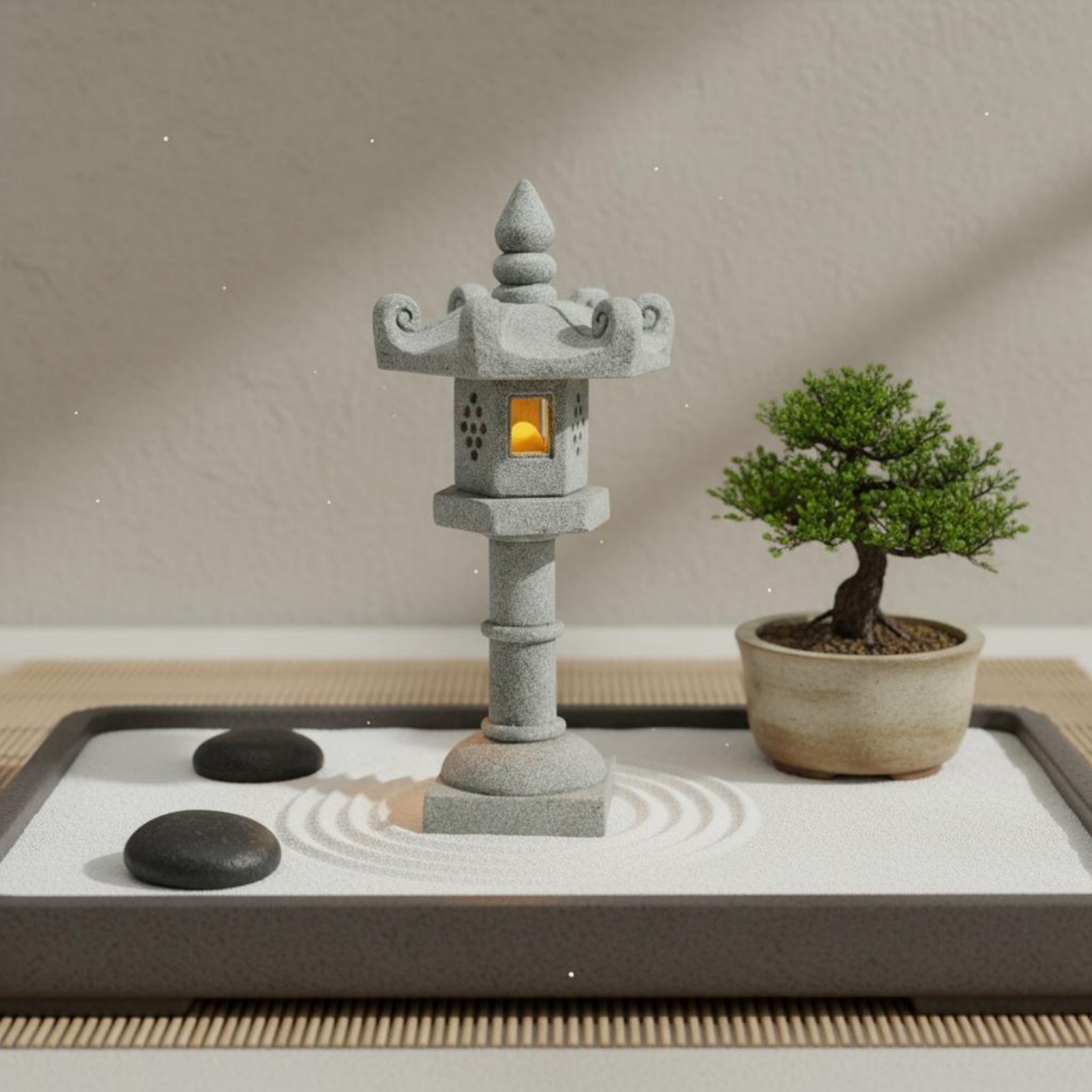 미니어처 석등 고풍스러운 마감 분재 장식 평온한 정원  - Bonsai Garden Ornaments 리뷰 및 가격