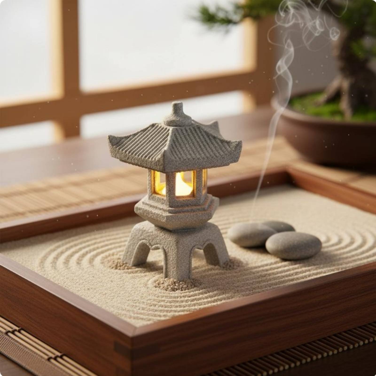 미니어처 석등 고풍스러운 마감 분재 장식 평온한 정원  - Bonsai Garden Ornaments 리뷰 및 가격