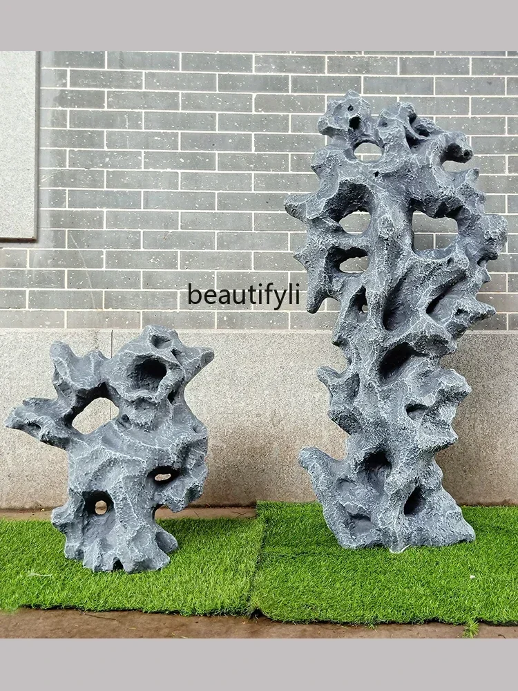 모조 석가산 풍경 장식 정원 마당 빌라 분재 돌 조각물 - Bonsai Garden With Pond 리뷰 및 가격