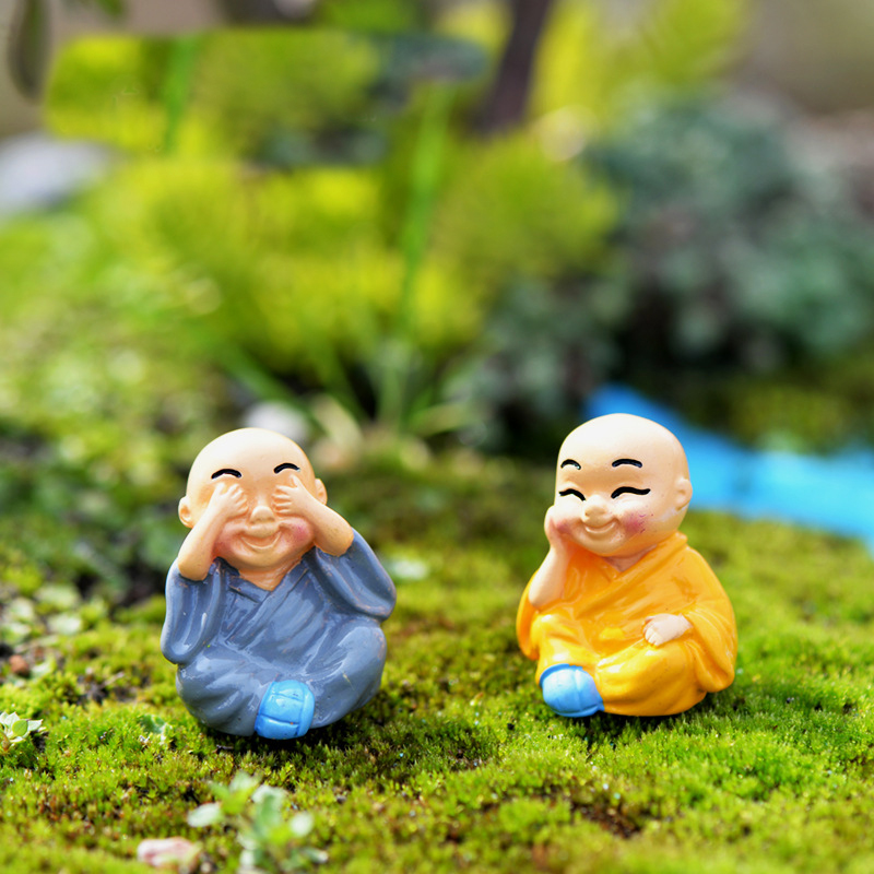 미니어처 수도사 입상 분재 장식, 미니 정원 만화 캐릭 - Bonsai Garden Miniature 리뷰 및 가격