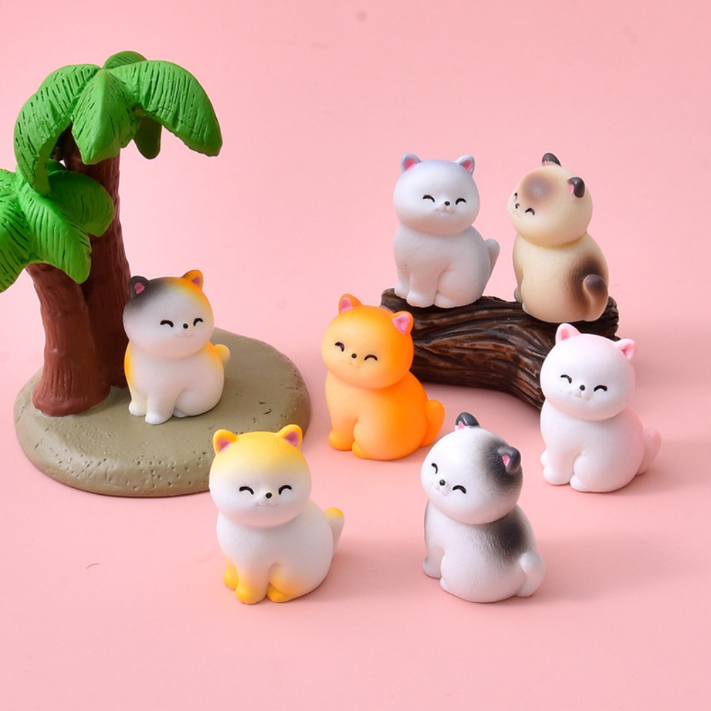 8개 귀여운 웃는 고양이 작은 동물 포옹 카드 선물 장 - Bonsai Garden Miniature 리뷰 및 가격