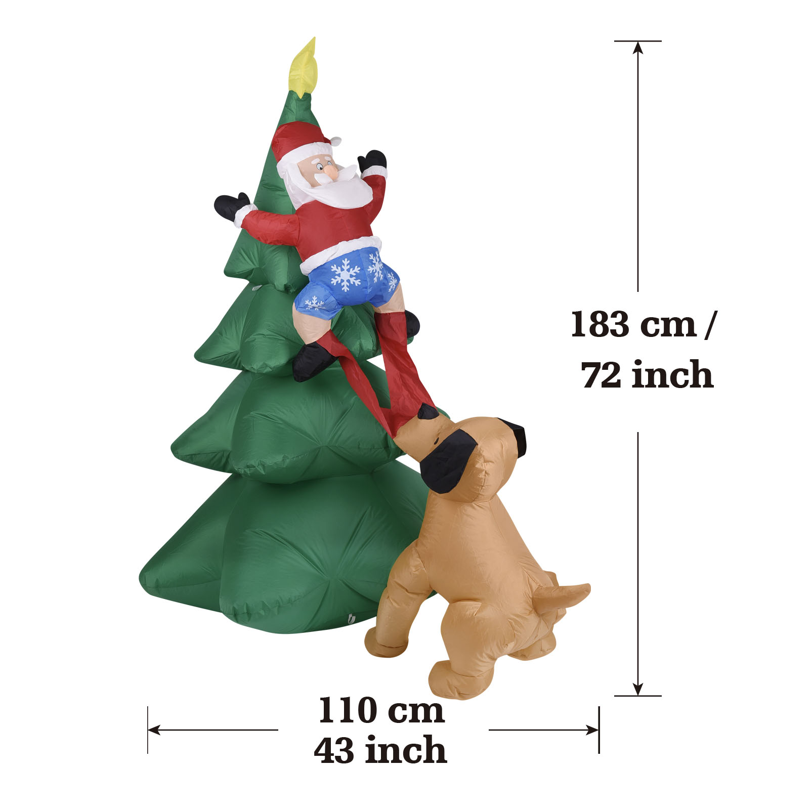 크리스마스 산타클로스가 나무를 오르는 불빛이 있는 야외 - Bonsai Garden Ornaments 리뷰 및 가격