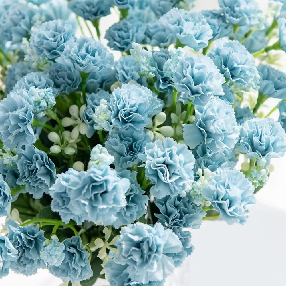 5개 포크 15개 헤드 인조 꽃 작은 카네이션 테이블  - Bonsai Garden Table 리뷰 및 가격