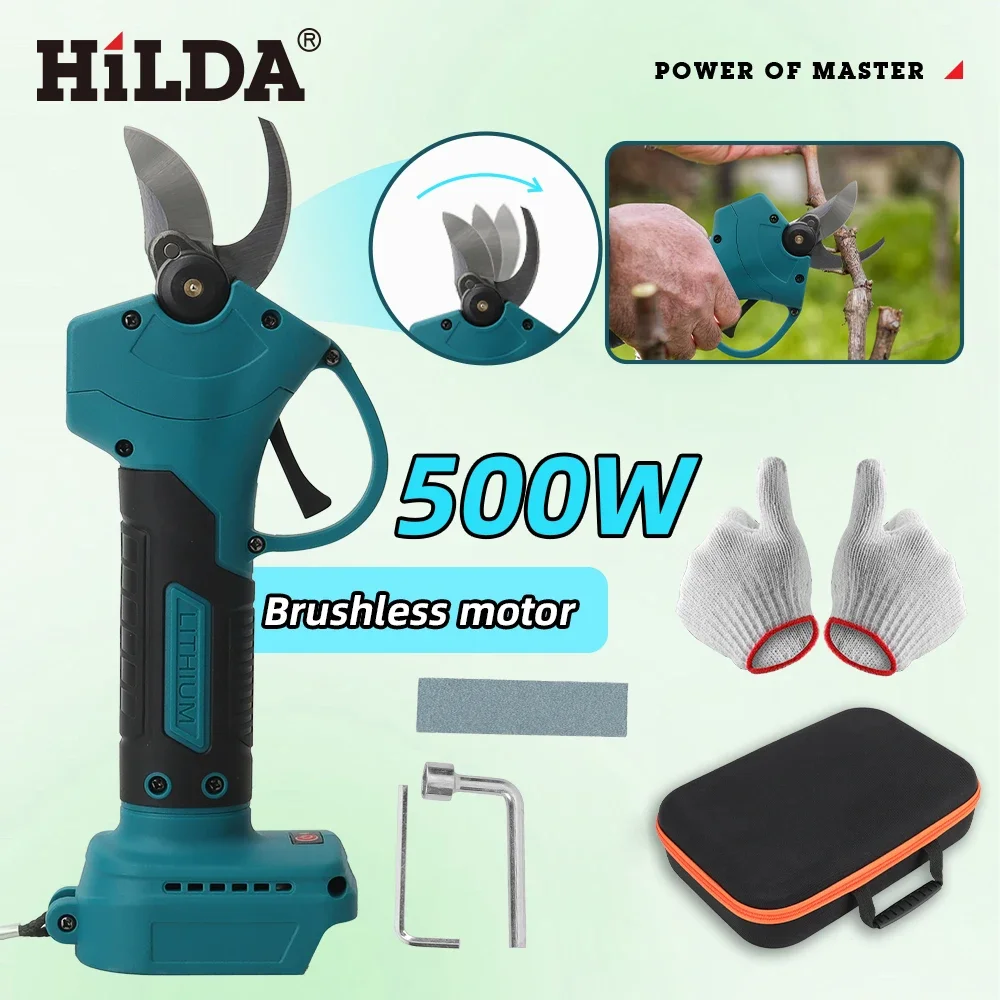 HILDA 18V 브러시리스 무선 전기 가지치기 가위  - Bonsai Garden Tree 리뷰 및 가격