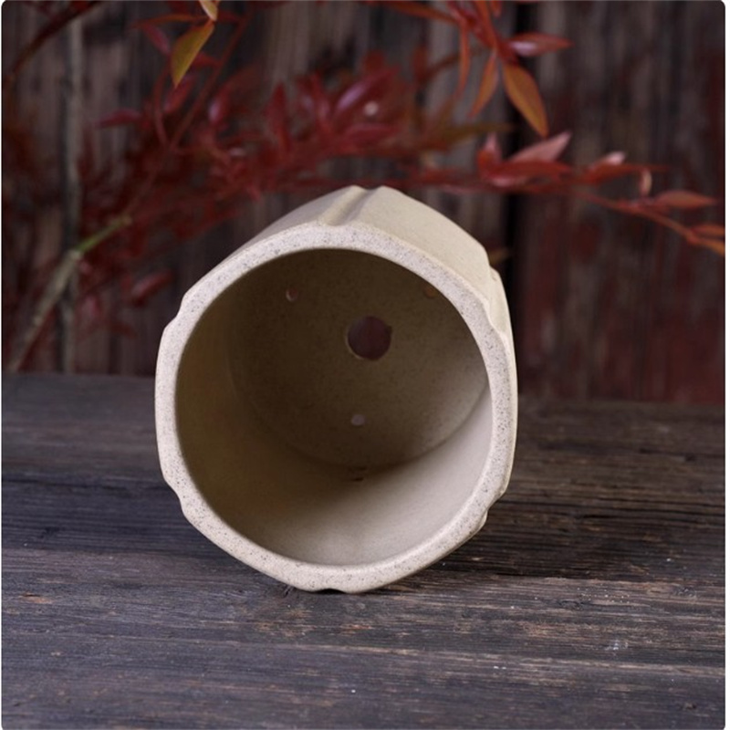 보라색 점토 수제 도자기 분재 냄비 작은 꽃병 전통 중 - Bonsai Garden Table 리뷰 및 가격