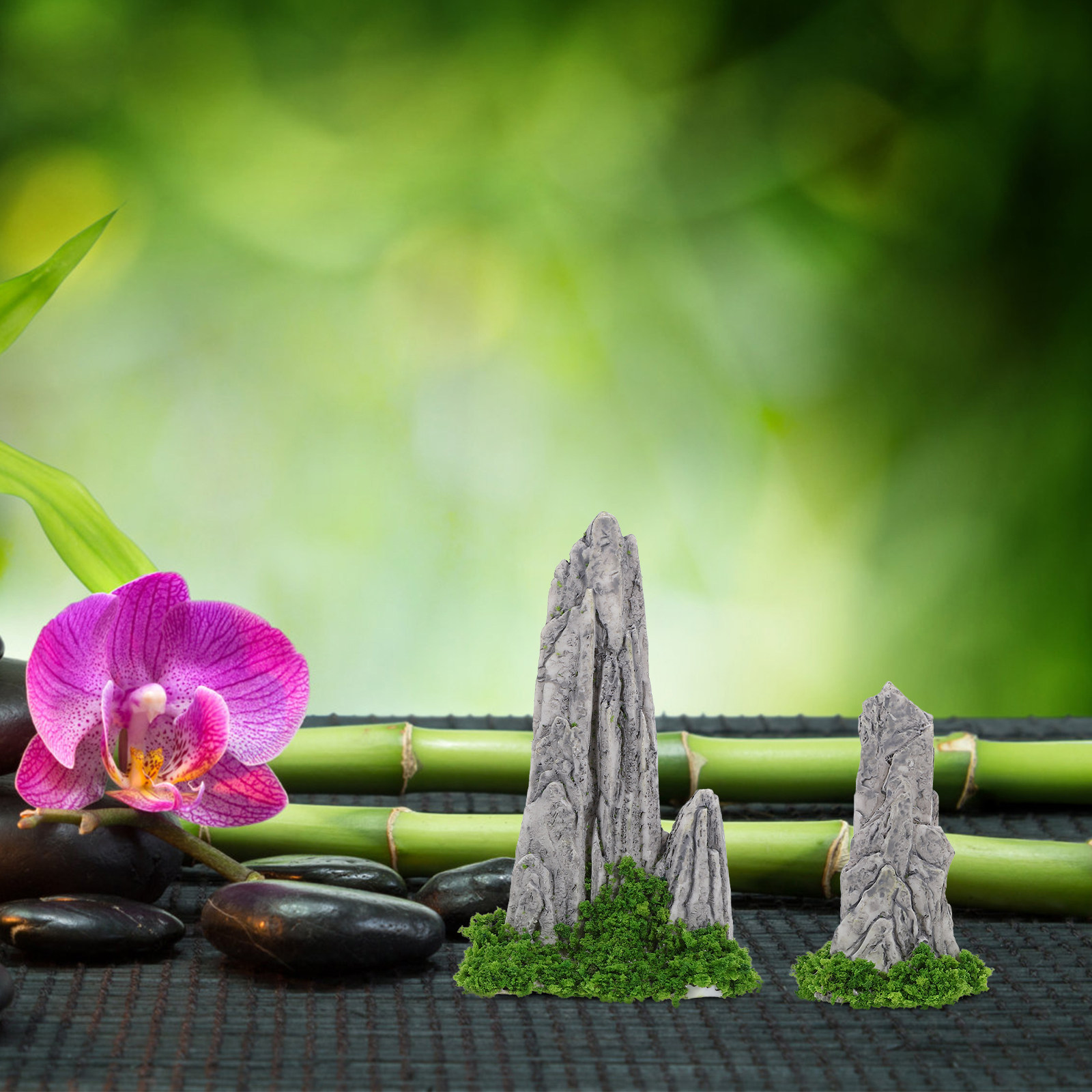 12Pcs 수지 미니 풍경 산 장식 분재 테라리움 화분 - Bonsai Garden Table 리뷰 및 가격