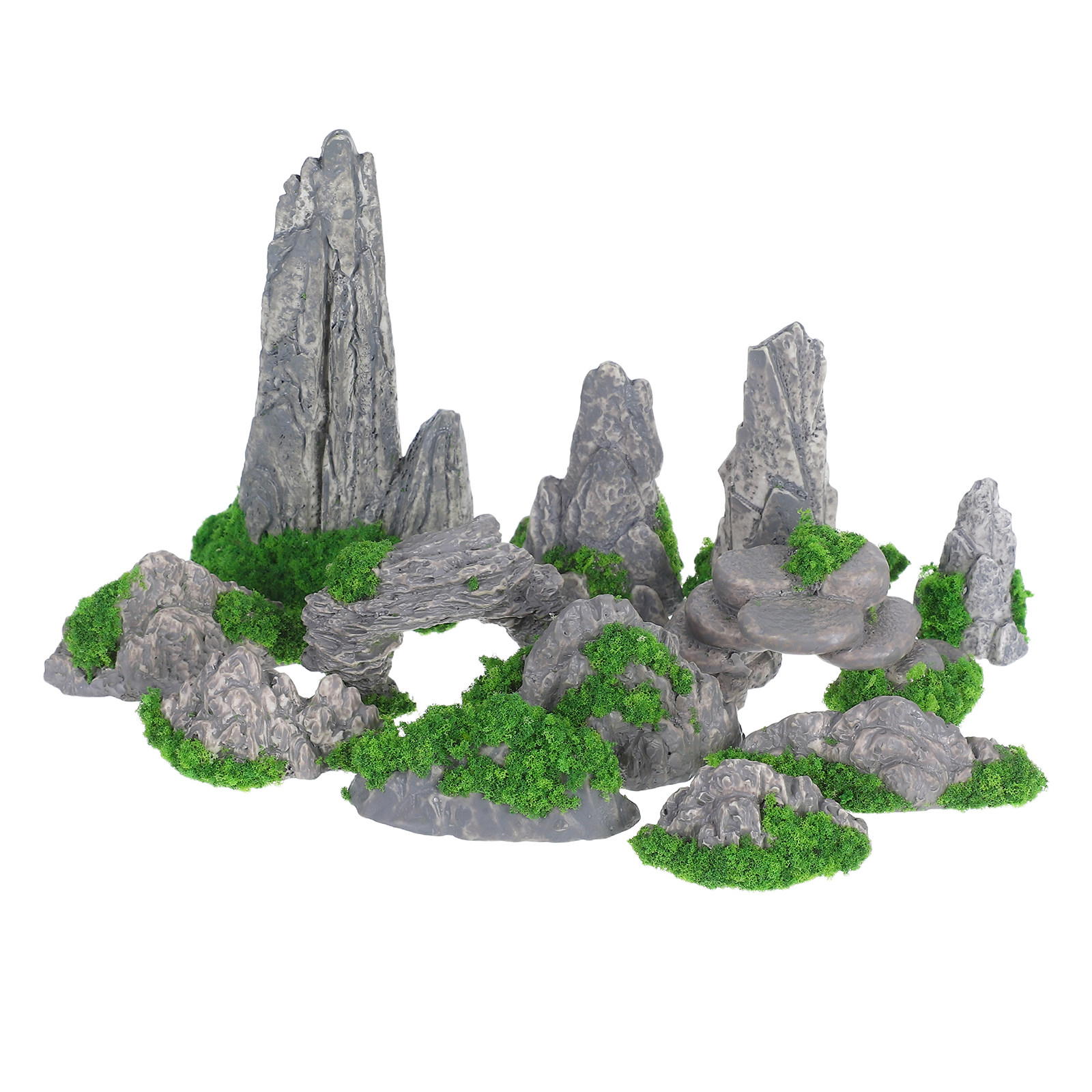 12Pcs 수지 미니 풍경 산 장식 분재 테라리움 화분 - Bonsai Garden Table 리뷰 및 가격