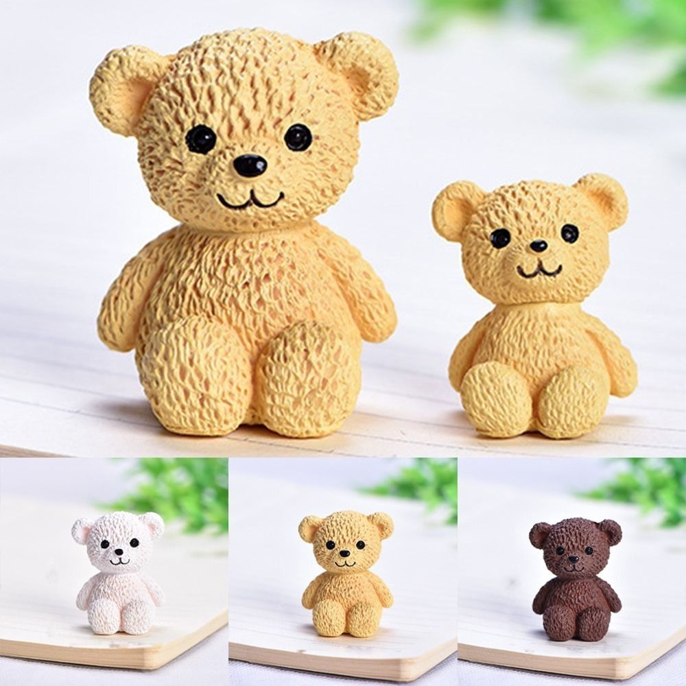 귀여운 미니어처 곰 피규어 재미있는 플라스틱 만화 동물 - Bonsai Garden Ornaments 리뷰 및 가격
