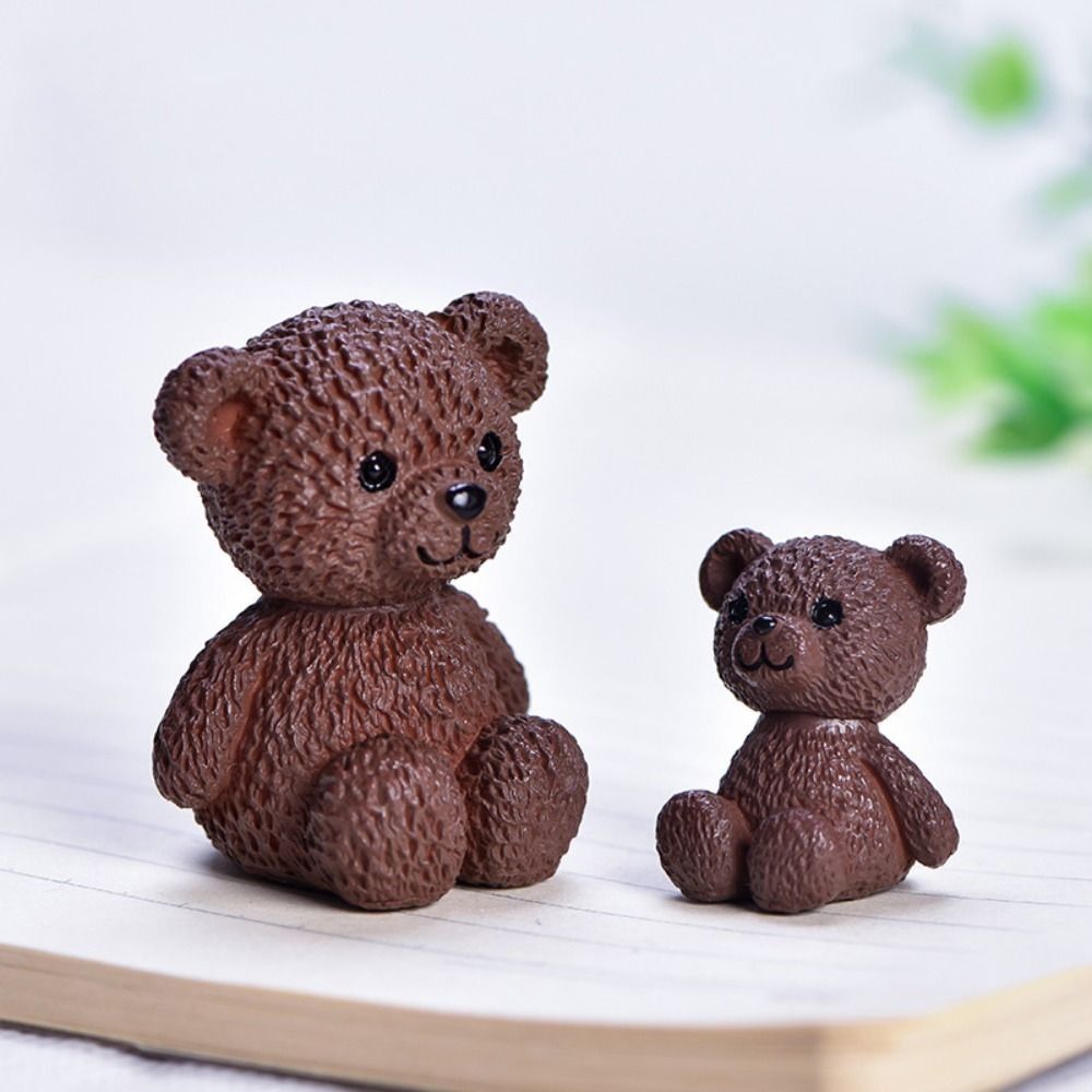 귀여운 미니어처 곰 피규어 재미있는 플라스틱 만화 동물 - Bonsai Garden Ornaments 리뷰 및 가격