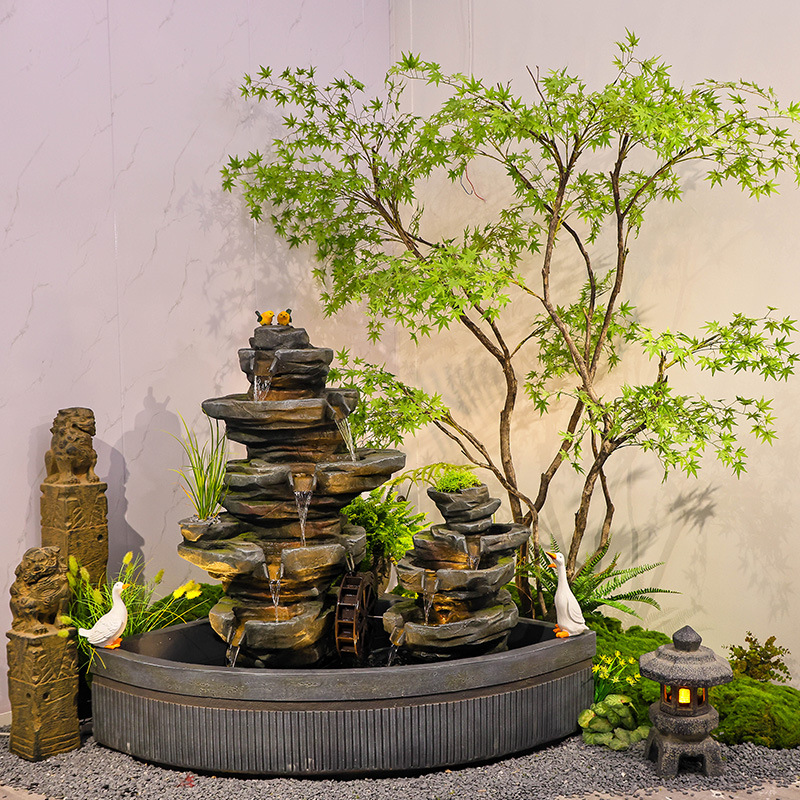 정원 연못 물조경, 발코니 석가산 분재, 야외 정원 물 - Bonsai Garden With Pond 리뷰 및 가격
