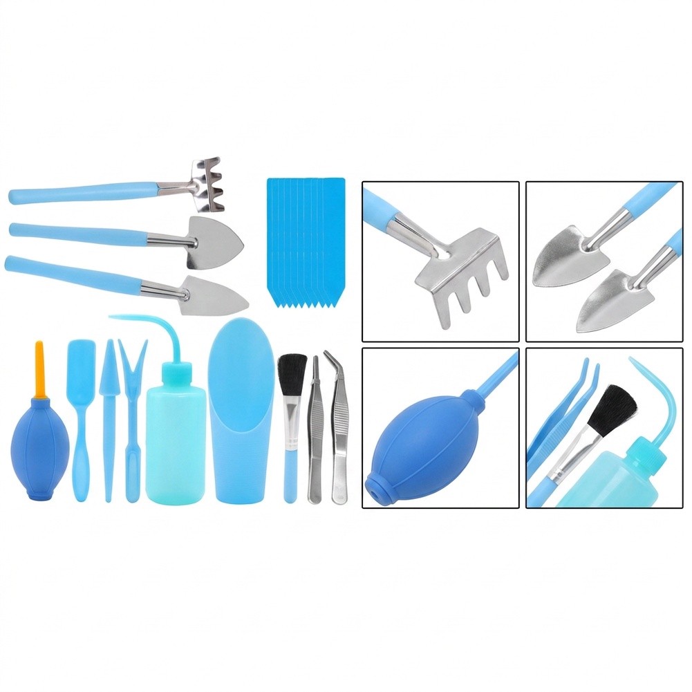 미니 다육식물용 22종 도구 세트, 플라스틱 인체공학적 - Bonsai Tool Set 리뷰 및 가격