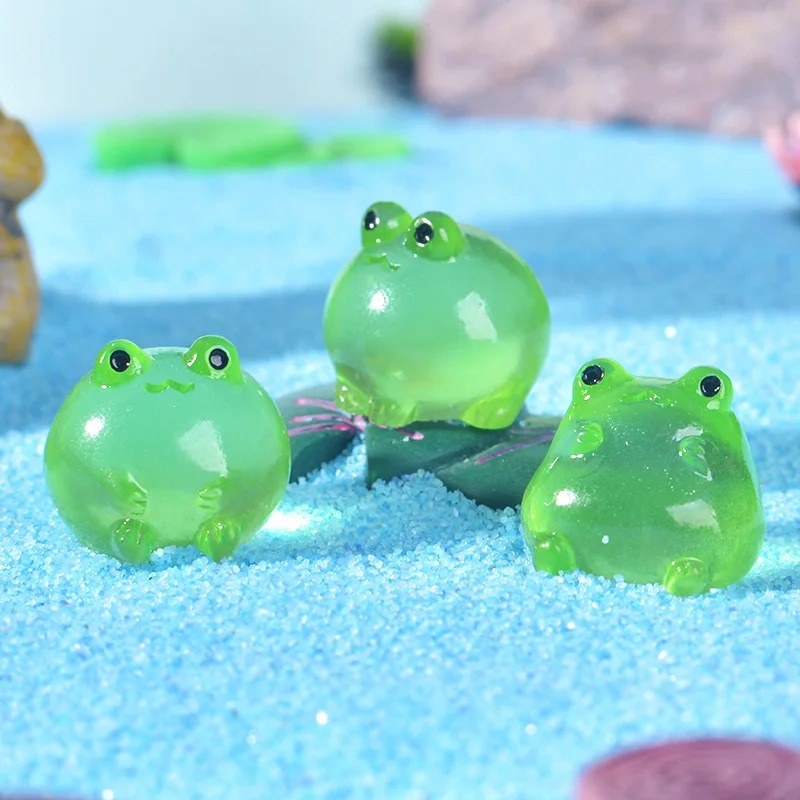 10/20/30pcs 빛나는 녹색 개구리 인형 집 미니 - Bonsai Garden Miniature 리뷰 및 가격
