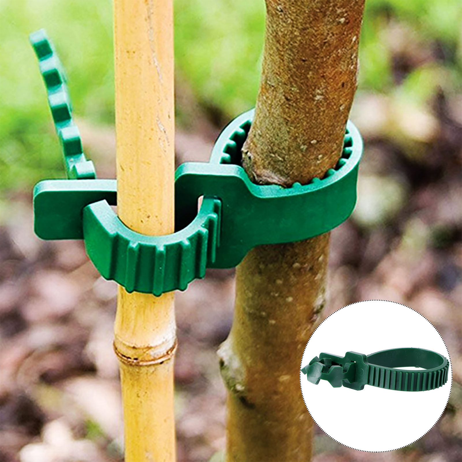 20개입 덩굴 고정 버클 정원 식물 지지 클립 PVC  - Bonsai Gardener 리뷰 및 가격