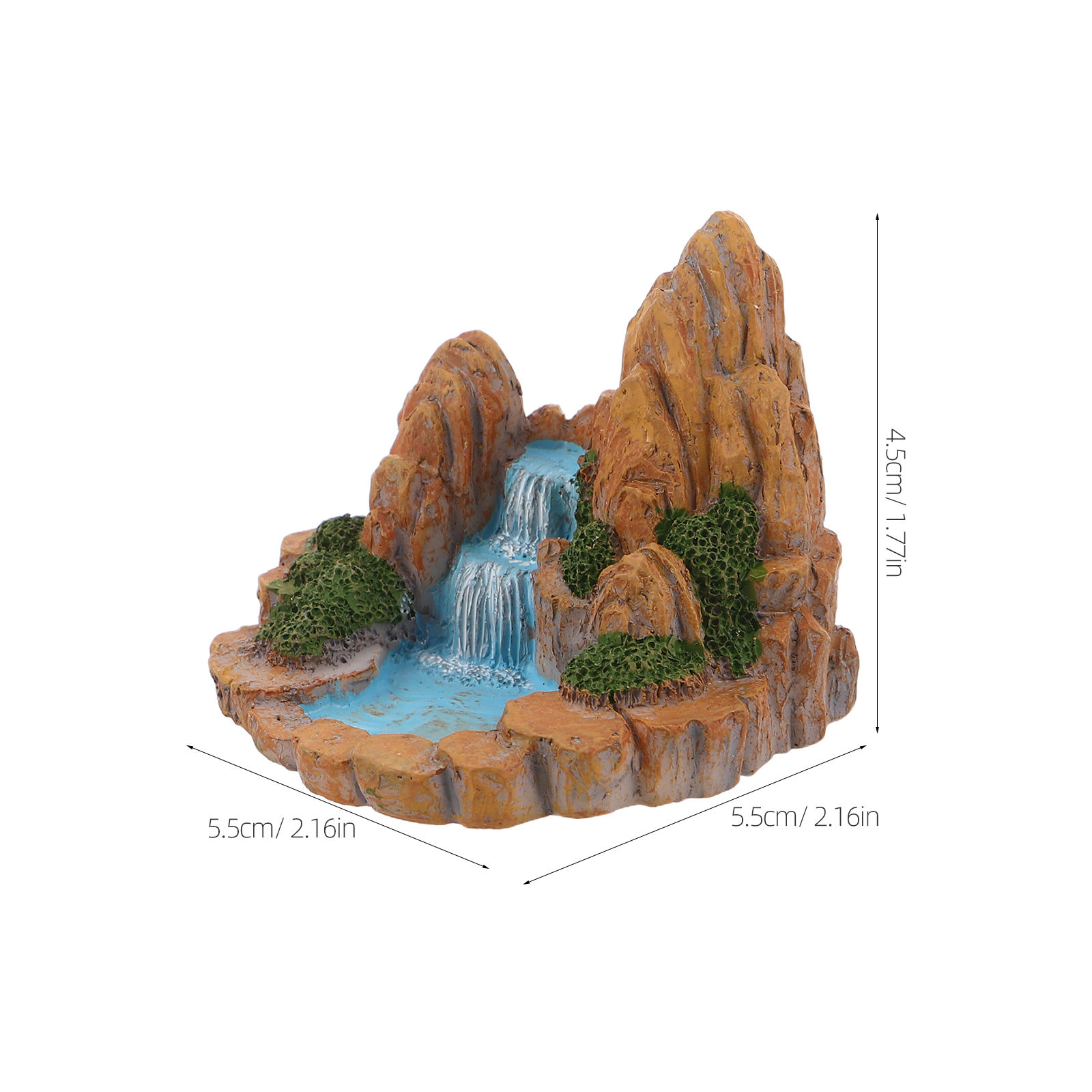 2개 미니어처 록커리 인공 수지 산 연못 미니 분재 젠 - Bonsai Garden With Pond 리뷰 및 가격
