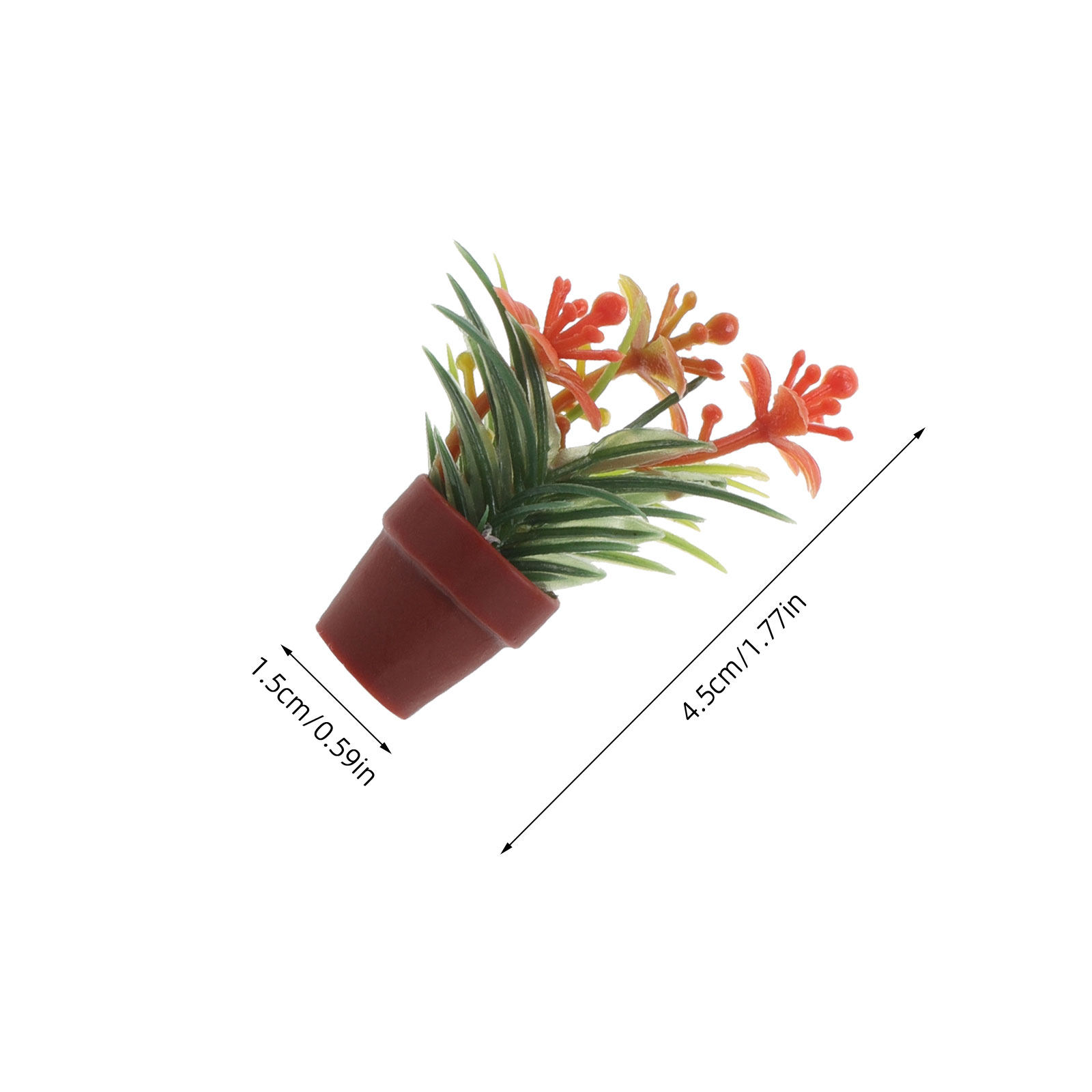 8개 미니어처 인조 화분 식물, 사실적인 미니 분재,  - Bonsai Garden Miniature 리뷰 및 가격